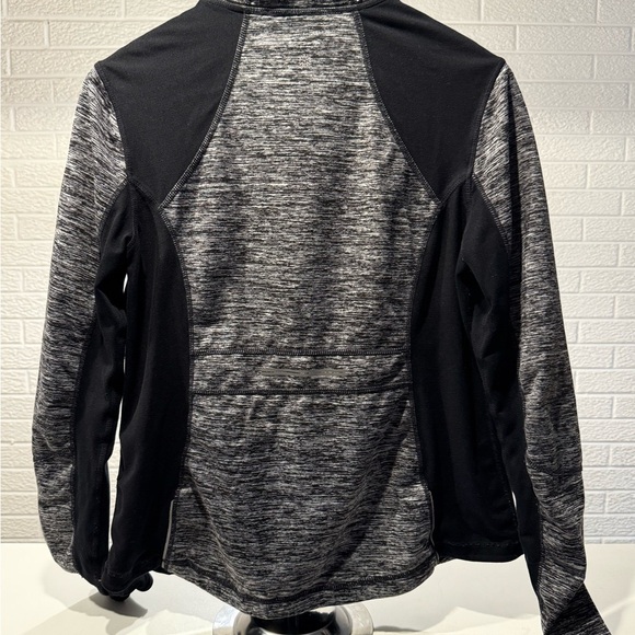 Tangerine Heathered Zip-Up Jacket - Picture 2 of 3